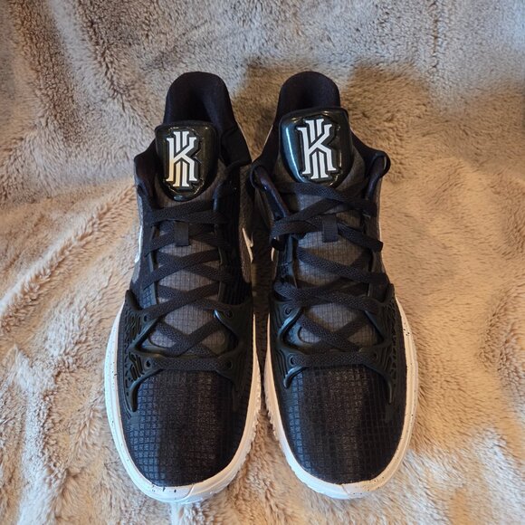 Men's Size 14 - Nike Kyrie 4 Low TB Black White Black (DM5041-001) - Picture 2 of 11